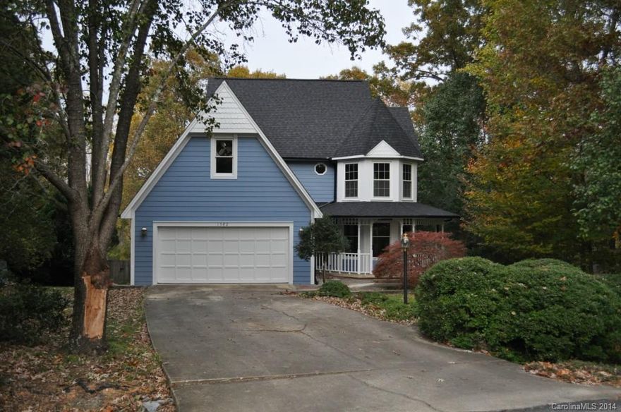 Welcome home to your 3BR/2.5BA Victorian Doll house in private cul-de-sac. New laminate floors on main level in kitchen, eating area, DR and GR. New vinyl in BA's & laundry room. New paint inside & out, new roof & new counter tops in bathrooms. Laundry on main. Whirlpool tub & shower in master bath. Full unfinished basement for extra storage or a workshop for the handyman. There are multi level decks out back for entertaining family and friends. Fenced in yard & tree house in the back yard.