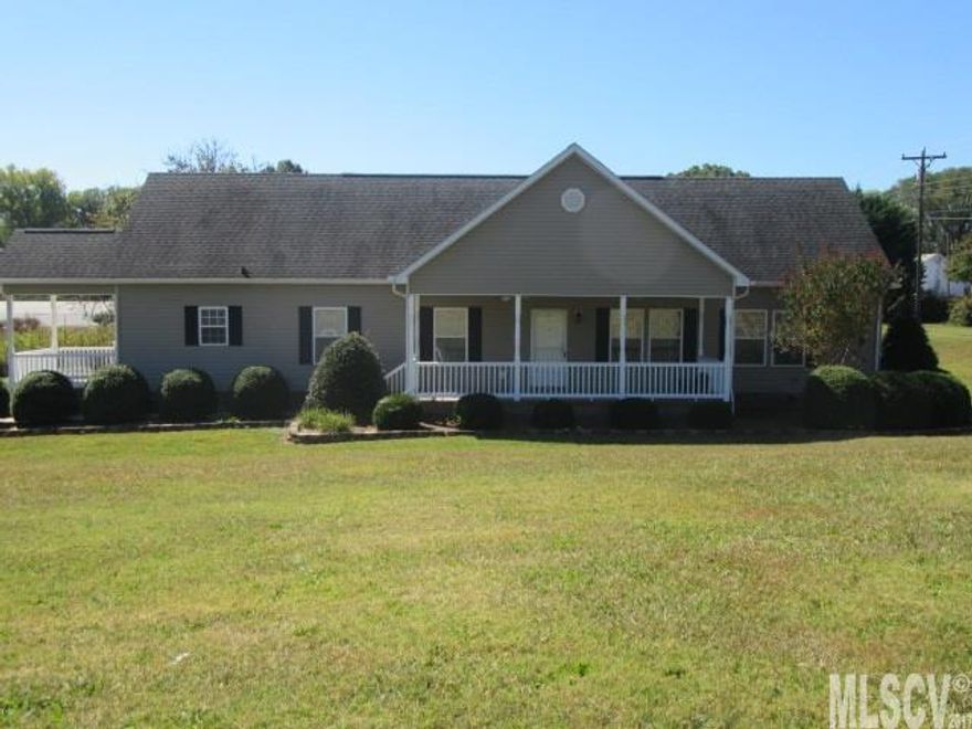 SPACIOUS 3BD 2BA Modular with 1 acre lot. Beautiful open floor plan , large eat in kitchen with all appliances ,ceramic tile, lots of cabinetry, pantry, dining area , large living room with hardwood flooring den with gas log fireplace and hardwoods . Master suite with private bath, stand up shower , double vanities. Front covered porch 26 x 10, paved drive, outbuilding and nice backyard with stone fire pit and patio to entertain .Garden space and NEW heat pump in 2016,vinyl siding and windows for a low maintenance home... 1798 sq. ft.!! Additional attic space could be finished and stairs installed for more livable space!! Located in Salem and close proximity to schools. Property includes Pin# 1791897330, REID# 55709.Property being sold as is. Priced at $164,900.