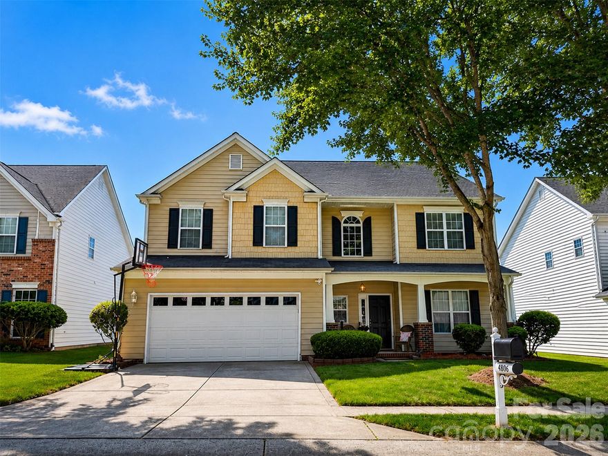Welcome to this beautifully maintained and move-in ready home in the highly desirable Old Stone Crossing community. This spacious 4-bedroom, 2.5-bath residence offers a functional and inviting layout filled with natural light, along with well-kept living spaces that showcase true pride of ownership throughout. Enjoy a private backyard perfect for relaxing or entertaining, plus the convenience of a two-car garage. Ideally located just minutes from I-485, Rocky River Road, shopping, dining, and Center City Charlotte, residents also enjoy access to outstanding neighborhood amenities including pools, clubhouses, fitness room, pickleball and tennis courts, playgrounds, splash pad, and sidewalks throughout the community.