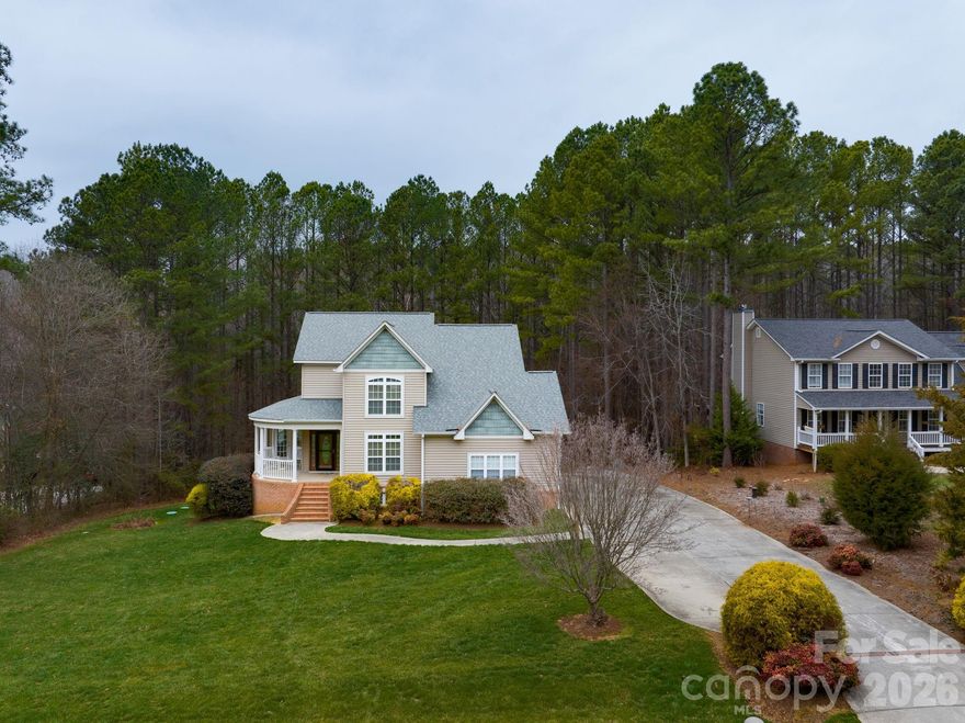 **This is pure robbery at our NEW Price with a house this good in this area**  Remarkable opportunity to own a spacious 2-story home with a fully finished basement + office in Lincoln County—situated on a private 0.8-acre lot in the highly sought after Forest Ridge Subdivision with NO HOA!  This well-maintained home offers 4 beds/3.5 baths, providing flexibility and comfort for everyday living and entertaining. Enjoy fresh paint and new fixtures throughout, creating a modern, move-in-ready feel.  Recent major updates include a brand-new 2025 HVAC system and a 2024 roof and gutters, offering peace of mind for years to come. The home features abundant storage on every level and a versatile basement ideal for additional living space, recreation, or a home office.  Step outside to a balcony overlooking a large backyard, surrounded by woods for added privacy—perfect for relaxing, entertaining, or enjoying nature. With generous outdoor space and no HOA restrictions, the possibilities are endless, don’t miss your chance to own a home that combines space, style, and value in one of Lincoln County’s most appealing neighborhoods!  Full Bathroom in Basement is fully functional and unpermitted.