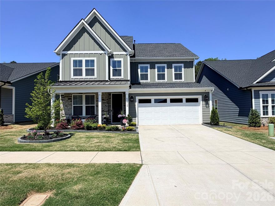 NOW OFFERED AT AN INCREDIBLE  VALUE AT $789,000. Plus $5,000 toward closing costs and additional lender incentives available with the seller’s preferred lender.
  
As featured on HGTV, this exceptional 2025 Toll Brothers residence in the highly sought-after Griffith Lakes community is now offered at an incredible value of $789,000, plus $5,000 toward closing costs and additional lender incentives available with the seller’s preferred lender. Originally priced at $897,000, this better-than-new luxury home delivers one of the best opportunities currently available in the community. Why wait months to build when over $175,000 in designer upgrades have already been completed for you? Perfectly positioned on a premium lot, this move-in-ready home combines elevated design, luxury finishes, and an unforgettable indoor-outdoor lifestyle.
  
Natural light pours throughout the open-concept layout designed for both everyday living and entertaining. A spacious front flex room offers the ideal space for a home office, media room, or optional fifth bedroom, while a second flex space is currently utilized as a private gym. The fully upgraded designer powder room showcases quartz countertops, sleek Kohler finishes, and a self-cleaning heated bidet.
  
At the heart of the home, the chef’s kitchen impresses with an oversized quartz island, upgraded KitchenAid stainless steel appliances, gas cooktop with exterior venting, deep Kohler sink, motion-sensor faucet, pull-out cabinetry, and designer lighting — all flowing seamlessly into the expansive living and dining areas.
  
Step outside to a backyard designed to impress and built to be the envy of the neighborhood. The screened lanai overlooks a custom outdoor oasis where luxury enhancements and thoughtful design create a truly unforgettable entertaining experience. Featuring Techo-Bloc pavers, dramatic landscape lighting, vertical garden walls, and a stunning color-changing LED waterfall with seating wall, this resort-inspired retreat stands apart from anything else currently available in the community. An oversized 16x30 entertaining space and custom pergola with integrated lighting, drainage, and power complete the ultimate indoor-outdoor lifestyle buyers dream about.
  
Upstairs, the oversized loft anchors four spacious bedrooms and three full baths, including a luxurious primary retreat featuring a tray ceiling, blackout drapery, custom boutique-style closet with LED lighting, and a spa-inspired bath complete with soaking tub, mounted TV, oversized walk-in shower with rain head and bench seating, dual vanities, and an additional self-cleaning heated bidet. A secondary en-suite bedroom offers its own upgraded Kohler bath and walk-in closet, while two additional bedrooms share a beautifully finished dual-sink bath.
  
Additional upgrades include a finished garage with epoxy flooring, insulated door, overhead storage, and whole-home water filtration system; a custom laundry suite with waterfall quartz counters, deep stainless sink, and built-in cabinetry; smart-home technology; motorized shades; designer lighting and ceiling fans; quartz surfaces throughout; custom drapery and 3 Day Blinds; along with upgraded fixtures, faucets, sinks, hardware, and toilets throughout the home.
  
Located within the highly desirable Griffith Lakes master-planned community, residents will enjoy future resort-style amenities including a clubhouse opening June 6, 2026, pool, spa, tennis and pickleball courts, fitness center, scenic lakes, miles of walking trails, plus lawn maintenance and trash service included in the HOA. Conveniently situated near I-77, I-85, and I-485, the home offers quick access to Uptown Charlotte, Lake Norman, UNC Charlotte, shopping, dining, and entertainment.
  
Luxury. Upgrades. Exceptional value. This is the one buyers have been waiting for.