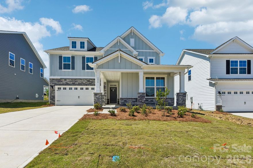 Check out 596 Mahogany Road in Westport in York, SC.

Conveniently Self-Tour on your own between the hours of 7am-9pm daily using NterNow!

The Edisto is a spacious two-story home offered at Westport in York, SC. The home features four bedrooms, 3 bathrooms, plus a loft as well as two-car garage.

The open concept layer connects the home beautifully, where the inviting foyer greats you upon entering the home and opens you a bedroom and bath on the main level. You are then welcomed into the heart of the home, where the kitchen, dining and large family room meet to create a relaxing atmosphere. The kitchen’s stainless-steel appliances, ample cabinet space, large pantry and a center island make it perfect for cooking and entertaining.
Upstairs you will discover a large primary suite with a walk-in closet and an en-suite bathroom with dual vanities and a separate tub and shower. The additional two bedrooms provide privacy and comfort and share access to a secondary bathroom. A loft space on the second floor can be used as a media room, home office, or playroom. Additional features include a laundry room, ample storage closets, and large windows for natural light.

With its thoughtful design, spacious layout, and modern conveniences, the Edisto is the perfect place to call home.

Pictures are representative.
All this and a large pool, clubhouse to come and only a few minutes to Lake Wylie boat ramp and park.