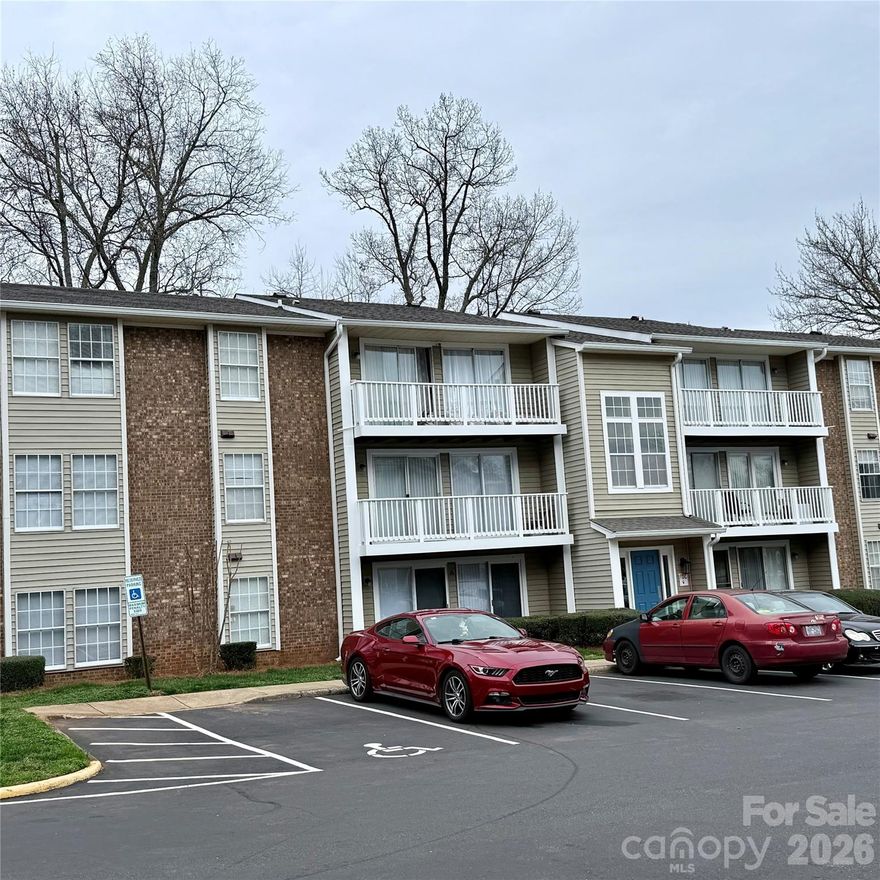 High-end finishes and refined luxury with no expense spared! This roomy all-new three-bedroom condo, which has been fully renovated, exhibits sophisticated design and upscale finishes. Offering a turnkey opportunity for its next owner, with fresh paint, luxury vinyl flooring and updated lighting throughout giving it a fresh modern appeal. The open, airy floor plan is perfect for entertaining and offers a seamless flow between the living, dining, and kitchen areas. The kitchen includes stunning quartz countertops, new white shaker soft close cabinets, subway tile backsplash, and brand-new stainless steel Whirlpool appliances.  Two large sliding glass doors leading to a balcony bring in tons of natural light. Additional enhancements to note include all new windows, window blinds, HVAC system replaced in 2026, and new stackable washer and dryer included. The two full bathrooms have been remodeled with new shower tiles, bathtub, mirrors and vanities.  Premium location, located in the University area, convenient to UNCC, Concord Mills, IKEA Boulevard, many shopping and dining options, and offers easy access to highways, public transit and the Blue Line.