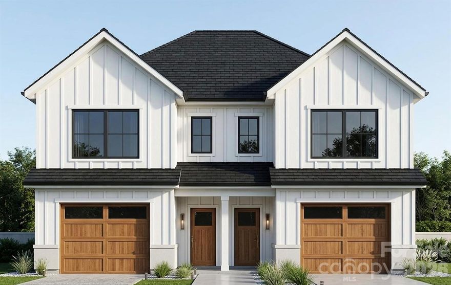 Fully approved, platted and pad-ready 2 unit development opportunity positioned between Uptown and Charlotte Douglas International Airport. Site is prepped for monoslab foundations, allowing for an efficient and immediate path to vertical construction. Plans are in place for two units at 1,595 heated sq ft each, featuring 3 beds, 2.5 baths, and a 273 sq ft garage per unit. Ideal for builders, developers, or investors seeking a streamlined project with no entitlement or site work risk. Rare opportunity in a strong growth corridor with multiple exit strategies, including build-to-sell or build-to-rent. The adjoining lot is also available separately, offering the opportunity to scale to a 4-unit development.