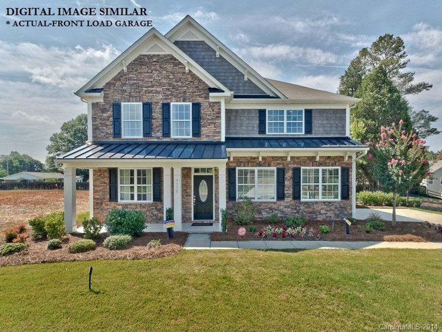 Gorgeous 2-Story Home, Open floorpan with perfect organization. Greeted by a rocking chair front porch with stunning stone exterior. The Holden offers a welcoming foyer with great formal and informal space. A chef’s kitchen, open to the great room and is nicely appointed with Granite Countertops, Recess Lights & Stainless Appliances. Wonderful 1st Floor bedroom w/ full bathroom for a perfect in law suite or for visiting friends. Come see why the Holden is OUR best seller 2 STORY HOME!