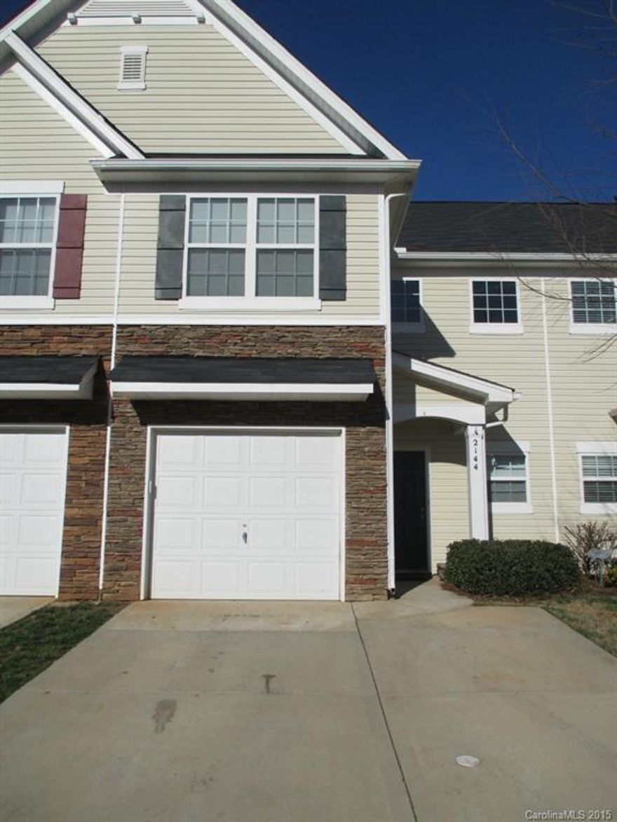 Cozy home with upgraded maple cabinets, granite kitchen countertops with undermount sink, pull out trash bin and recessed lighting.  Nice breakfast area leading to covered patio with privacy fence.  Vinyl floors and carpet pad was upgraded when built.  The two-story entrance offers a spacious feeling upon entering this home. New laminate flooring in master bedroom.  One car garage w/ electric door opener and storage. A one-owner home with low SC taxes and Clover Schools is a plus. Welcome Home!