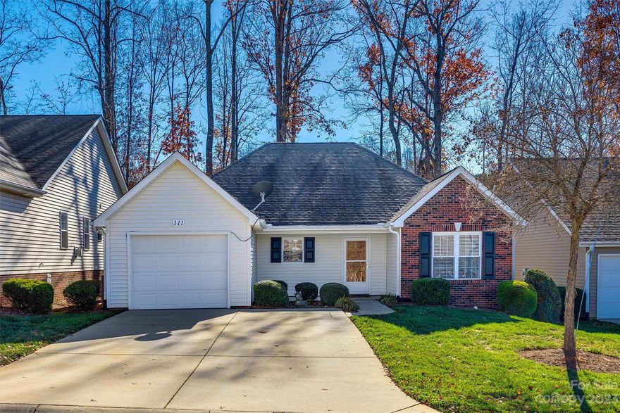 Discover the epitome of 55+ living in this 2-bed, 2-bath gem in the heart of Mooresville. Boasting 1,459sqft, this standalone home offers a retreat with modern comforts. The primary bathroom features a walk-in shower, and the sunroom, ideal for year-round enjoyment, adds a touch of luxury. With a one-car garage, additional storage, and upcoming roof replacement courtesy of the HOA, stress-free living is guaranteed. Revel in the frequent community events at the clubhouse overlooking a serene pond, explore walking trails, and bask in the charm of this wonderful community. Upgrades include a 2022 HVAC system, and the kitchen's breakfast bar enhances the dining experience. The primary suite with trey ceiling and a spacious walk-in closet completes the allure of this low-maintenance haven. Appliances convey, making this home move-in ready. Don't miss the chance to make this your dream abode—schedule your private showing today!