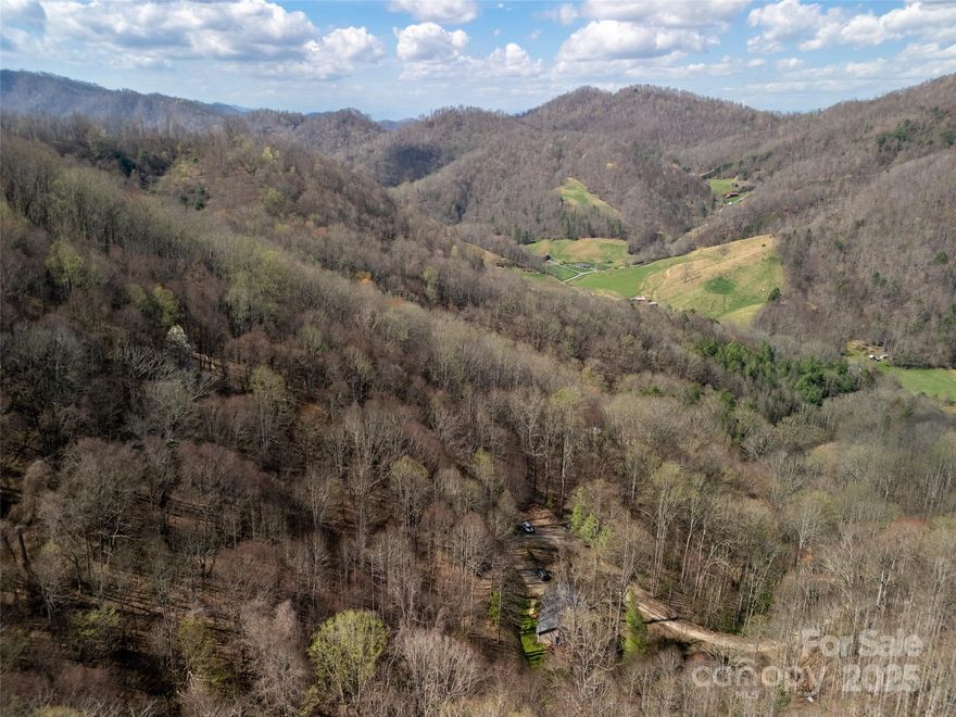 Forty splendid acres of land at Charity Lane serving up million dollar views of Mountain Air and its pastoral surroundings. Densely forested, the Indian Creek area is a perfect spot to hide away from the stress of city life! Plenty of room to build a private estate/several homes or just a simple cabin for weekend retreats. Possibility of full-time residence or rental(s), short or long term, as there are no restrictions on the land. About 15 minutes to the quaint downtown of Burnsville and its farmer's market, multiple eateries and a popular music venue/brewery. Using backroads, one could be in Asheville in 25 minutes as well! AWD/4WD recommended for the driveway approach.