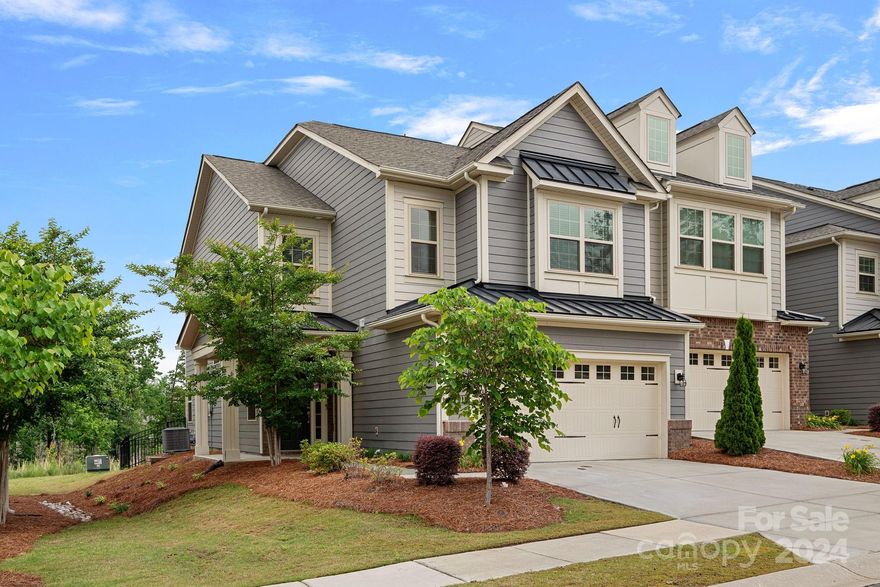 Beautiful 2-story end unit townhome in the highly sought after community of Cameron Creek! Walk inside to your oversized foyer and into the living room with fireplace. A bright airy breakfast area just off the large wrap around kitchen with plenty of cabinet and counter space and walk in pantry for lots of storage! Included is an Aquasana drinking water filtration system. Upstairs, you will find three spacious bedrooms, each boasting its own walk-in closet! With an abundance of space & attached 2 car garage, townhome lives like a single family home!  Enjoy your fenced backyard and patio out back, perfect for enjoying your morning coffee! Convenient to the shops, restaurants & grocery stores of Tega Cay and Fort Mill!  New carpet and paint throughout! Some pictures have been virtually staged. **Showings will begin Monday, May 20!