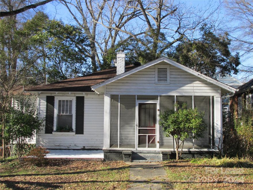Classic Dilworth Bungalow! This 2 Bedroom 2 Bathroom Ranch with Basement is a rare find in a great neighborhood. The main level of this house features one Bedroom and one Bathroom; Also on the entry level is a Kitchen with range/Oven, Refrigerator, Dishwasher. The lower level features a 2nd Bedroom and Bathroom. There is also a nice screened porch. Gas Heat with 1 Window Air Conditioner. Close to all the Dilworth and South End entertainment, restaurants, etc. Easy access to Uptown, Panthers Stadium, Interstates, etc.