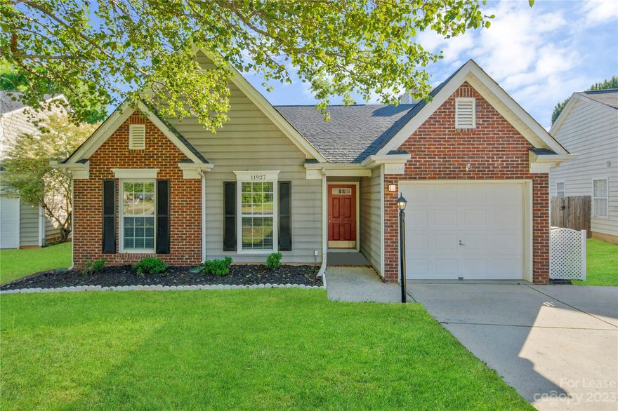 Many upgrades adorn this one story home including LVP floors, granite countertops and vaulted ceilings. Relax by the fireplace in your cozy living room or enjoy the weather on the patio in your fenced in back yard! The eat-in kitchen will make cooking and cleaning a breeze with a stainless steel appliance package, subway tile backsplash and plenty of white cabinetry. Your primary bedroom boasts an en suite bath with dual vanities, a garden tub and a beautifully tiled stall shower. Three more bedrooms share a second full bathroom, giving you plenty of room to spread out and entertain!

Pets are conditional based on Pet Screening results and will require a Non-refundable pet fee and monthly pet rent.

Security deposit will be the minimum of one, but not more than two months rent.

Each lease will be enrolled in our Resident Benefit Package for $39.00 per month. This package can include renter's insurance.

Some pictures may be photoshopped to enhance them.