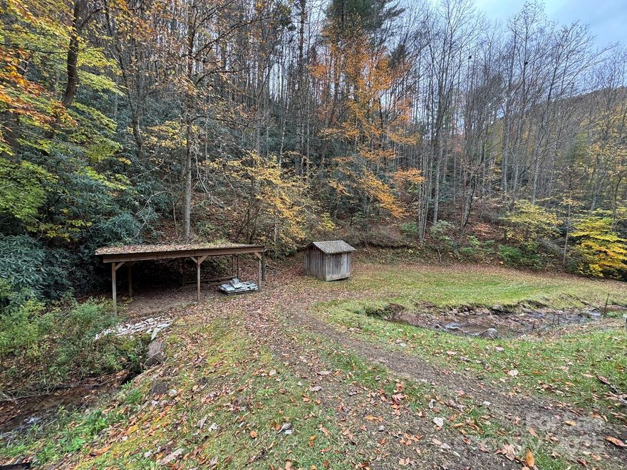 Discover your perfect mountain getaway with 5.23 acres of unrestricted land alongside a loud rushing creek! This assembled property has the best of both worlds, easily accessible property from a paved road right onto your own creekside oasis with mountainside acreage for your new home. Enjoy the sights and sounds of nature in your new home or bring your camper or motorhome and just set up camp! Nestled in the heart of the North Carolina mountains with quick access to prize winning trout fishing, the Blue Ridge Parkway or the Cherokee Boundary. The opportunities are endless! Call today for your private tour.