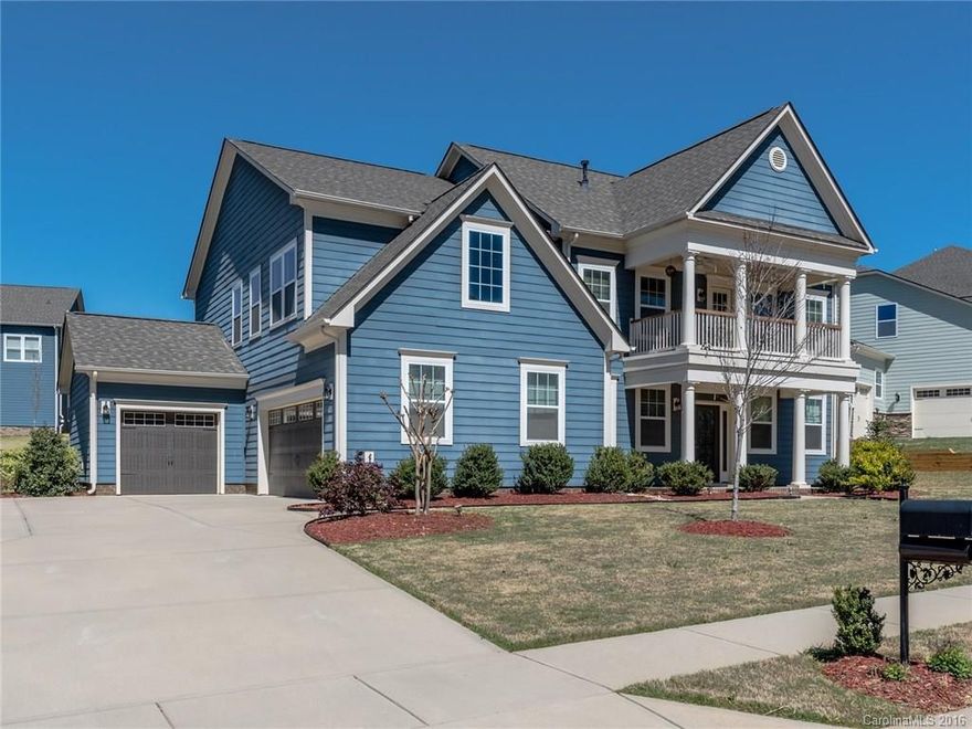 Fresh paint throughout! This home has so many upgrades! Very spacious open floor plan. Guest suite with full bath on the main floor. Gourmet kitchen has gas cook top, huge island, tons of cabinets, walk-in pantry & butlers pantry. Upstairs features large loft and good-sized bedrooms. Master has tray ceiling, tiled shower & large walk-in closet. Oversized laundry room with sink. Enjoy the screened in porch and large patio with fire pit out back. Cul-de-sac street. Walk to the amenity center.