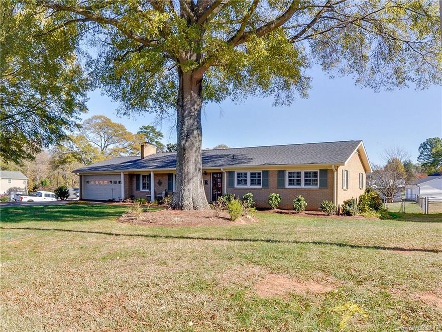 Wonderful find in the heart of popular Harrisburg. Full brick ranch w/partially finished basement is perfect for a workshop, crafts or rec room. Home sits on almost 1/2 acre in a very quiet neighborhood that's close to everything including I485. Beautifully updated kitchen w/granite counters & tile backsplash. Lots of special touches like granite in both baths & plantation shutters. Basement recently waterproofed, HVAC replaced in 2011, new roof this year. Highly sought after Harrisburg schools.