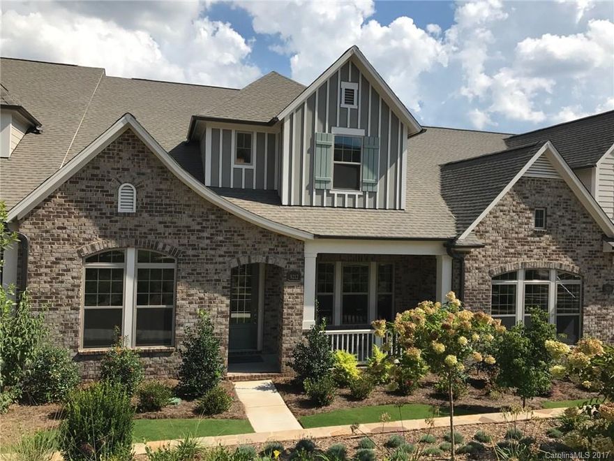 Open home plan with gourmet kitchen, oversized island and lots of hardwood. Owner's Retreat is a spa-like oasis and is located on the main level.  Front view of linear botanical garden.  Lawn maintenance included.

Rake in the Savings Event means $15,000 in Free Upgrades until October 31, 2017. Use of preferred lender equals 1% of the loan amount toward Closing Costs.  Limited time offer, don't miss out!!