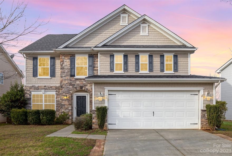 Step into 2024 with your dream home! A spacious living room welcomes you, leading to an expansive great room—ideal for family gatherings. The kitchen, a culinary haven with an island, pantry, and ample space, is perfect for entertaining.

Upstairs, the master bedroom awaits, with its generous size, bathroom with dual vanity, soaking tub and shower, and an impressive big walk-in closet. Two additional bedrooms offer comfort and flexibility. A fantastic side loft provides limitless possibilities—a game room, home office, —let your imagination run wild. 

The Berewick community provides resort-style living with a pool, park, and playground. Enjoy easy access to Berewick Town Center, Premium Outlets, and highways. Proximity to the airport, McDowell Nature Preserve, and the U.S. National Whitewater Center offer suburban tranquility with metropolitan flair.

Welcome to the lifestyle you've always dreamed of in 2024. Make it your home and start this year with something extraordinary!