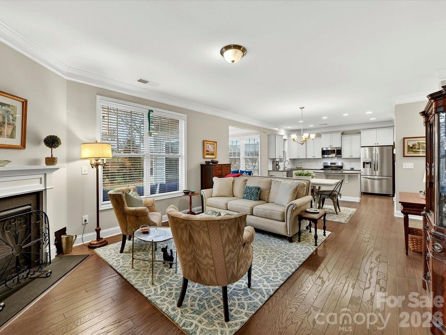 PRICE REDUCED — Don’t Miss This Move in Ready Opportunity! Welcome Home to this beautiful and spacious 3 bedroom home in sought after Avondale! The charming curb appeal, inviting entry way, open and functional floor plan, and abundance of natural light will make you fall in love. Entertain in the formal dining room which leads to gorgeous designer kitchen w/gas cooktop, stainless appliances, large center island, and walk in pantry. Open to the kitchen is a bright breakfast nook, spacious living room with gas fireplace, and cheery sunroom that leads to outdoor patio perfect for entertaining. Upper-level boasts oversized primary suite, large walk in closet, soaking tub and dual sinks. Two other generously sized bedrooms, large hall bath with dual sinks, a loft space perfect for office or playroom, ample closet space, and laundry room complete the upstairs. Two car attached garage! Exterior was fully repainted in 2026, along with recently painted interior making this home move in ready. Neighborhood is highly desirable with resort-style amenities including clubhouse, fitness center, pool, and playground and within Indian Land School District. Short drive to Ballantyne for premier shopping, dining, and entertainment.