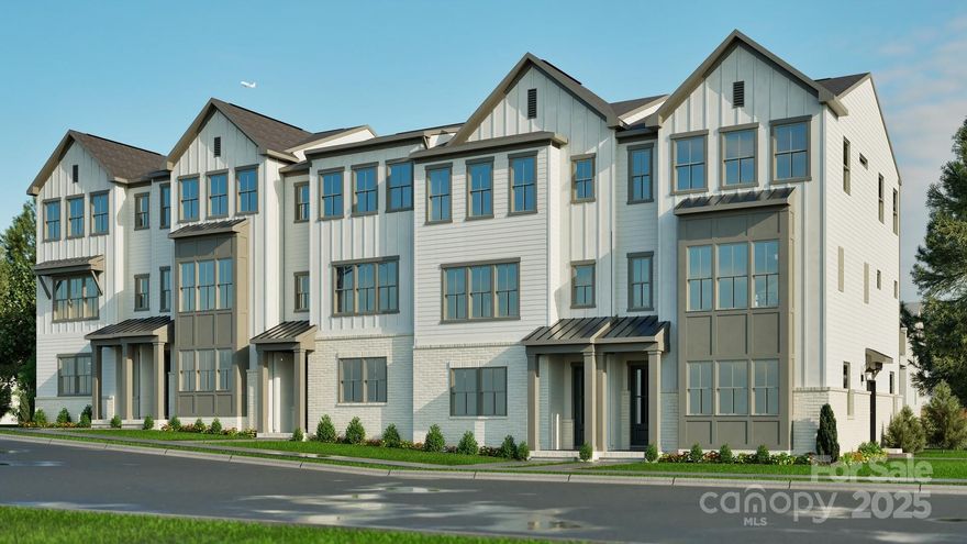 **BUILDER OFFERING UP TO $35K IN INCENTIVES FOR A LIMITED TIME** Introducing The Marshall - a sleek, three-story townhome located in Enderly Park's newest 38-home community, just minutes from Uptown Charlotte! This flexible floor plan offers three bedrooms and two and a half bathrooms, plus a main-level study with the option to add a fourth bedroom and third full bath. The open-concept second floor showcases a gourmet kitchen with quartz countertops, a spacious island featuring a built-in Sharpe microwave, soft-close shaker style cabinets, and stylish designer lighting. The primary suite includes plush carpeting, a walk-in closet, and luxurious en-suite bath with double vanities and a floor-to-ceiling tiled shower. Enjoy the convenience of a rare two-car wide garage and an oversized back deck! Buyers have multiple design packages to choose from, so they can truly make this home their own! Don't miss your chance to be apart of this exciting new community! **Builder is offering $10,000 in closing costs**