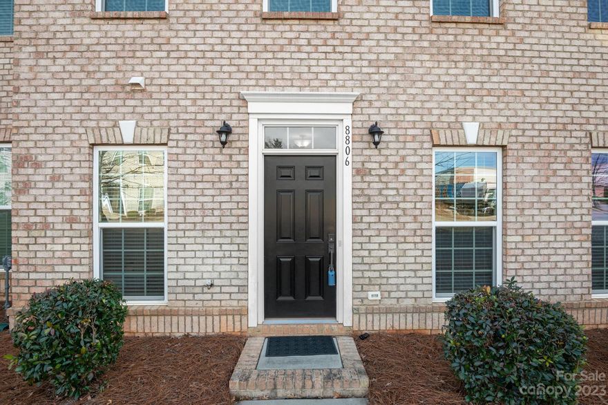 Fantastically updated townhouse on a quiet street within walking distance of Mint Hill's shops, restaurants, doctors, banks, salons, coffee shops, breweries, and town events--ideal for anyone seeking convenience and style! It lives like a single family home with 2300+ sq feet, a fenced yard, and 2-car garage, but the landscaping and exterior maintenance are done for you! The 1st floor welcomes you w/beautiful and durable engineered hardwood floors and rooms that are stylish and versatile. Elegant French doors embrace the office. The open-concept Kitchen/Living/Dining area is perfect for family life or entertaining. The Primary BR, bath, and closet are enviable! The 2nd floor hosts 2 spacious bedrooms with walk-in closets, a full bath, and a loft that can be anything you want it to be! There's also a walk-in attic with a tankless water heater and radon mitigation/air purifying system help lower utility bills. This meticulously maintained home is ready for you and your dreams!