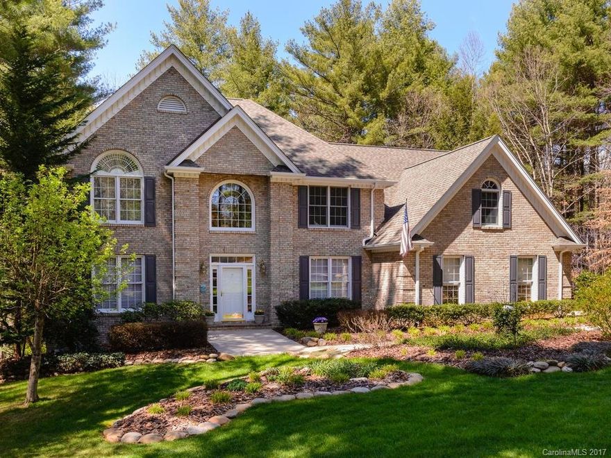 Don’t miss this beautiful 5 BR, 3 ½ BA traditional home on private end of cul-de-sac wooded lot in desirable South Asheville’s Coventry Woods. Main level includes a formal living room, formal dining room and great room that opens to beautiful kitchen with large covered and screened rear deck. Wood burning fireplace and hardwood floors on main level. Large master suite. Fully finished walk-out lower level with rec room, bedroom, media room and full bath.  Great outdoor spaces including fire pit.