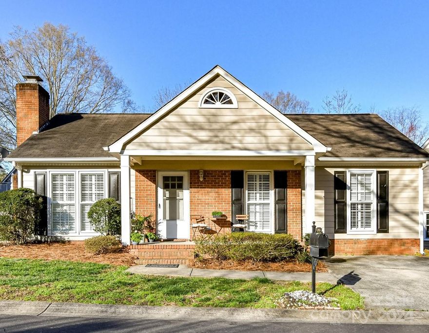 Updated, move-in ready ranch home with an open floor plan that "lives big" in the desirable Candlewyck neighborhood.  Talk about location! Candlewyck is easily accessible to Uptown, The Arboretum shopping center, and within walking distance to grocery shopping, etc.  Featuring a new kitchen, vaulted ceilings in the living room, plantation shutters and lots of storage throughout, this sweet home has a welcoming front porch and back patio area- perfect for entertaining. Primary bedroom has an ensuite bath. Don't miss the amazing HOA amenities such as the pool, tennis courts, dog park, fishing pond and walking trails in this active community, all of which contribute to making this the perfect choice for first-time buyers or those downsizing!  And don't miss this rare opportunity for patio-home, low maintenance, easy living!