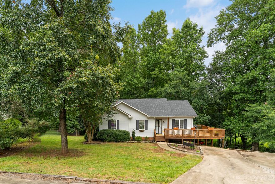 LOCATION! LOCATION! LOCATION! Minutes away from I-40 and the beautiful Downtown Conover. This ranch home with a basement has beautiful finishings. From the moment you walk in you step onto a gorgeous wood flooring. The breakfast nook/eating area leads you to the kitchen where you will see the most immaculate custom cabinets, granite counters, and a tile backsplash. New carpets throughout the bedrooms. HVAC and hot water heater are only a year old. Roof replaced in September 2019. Partially finished basement allows for a flex space whether you use it for a man cave, theater room, home gym, or extra bedroom your options are endless. You also have a storage room, laundry, and a small workshop area in the unfinished portion. The half wrap around porch allows for relaxation that we all seek while being HOME! Porch was also just stained in a natural wood color. Overall, this home has everything! Don't walk, RUN to schedule your showing. It will NOT last long!