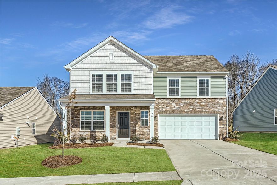 The Browning floorplan is a new two-story home features an airy layout among a first-floor kitchen with a large center island, breakfast nook and family room that’s fit for modern times. The spacious owner’s suite enjoys privacy on the main floor with a convenient full-sized bathroom. On the second floor is a large loft to provide additional shared living space, surrounded by three restful bedrooms. A two-car garage completes the home. Upgrades include a move-in ready package including a refrigerator, washer, dryer and blinds! Plus, our signature Everything's Included program means you will get quartz or granite kitchen countertops, stainless steel appliances, luxury vinyl plank flooring, and so much more at no extra cost! At Walkers Mill, residents enjoy a beautiful and natural surroundings close to rivers the Catawba River, local schools, shops and dining. The community offers easy access to I-77 and Rock Hill and only 30 miles to Metro Charlotte.