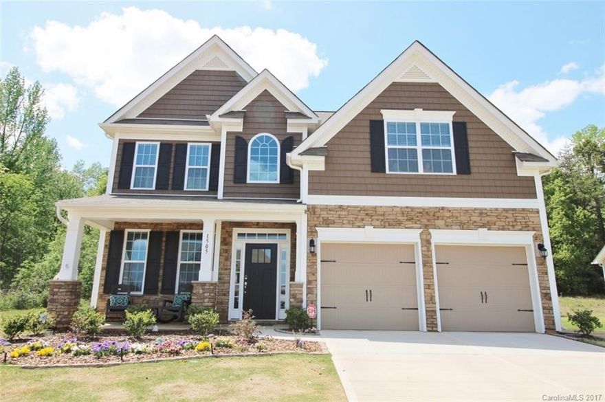 Step inside and you will know you are home! This one year old beauty boasts extensive accent and trim work. Hardwood floors lead you thru an open plan perfect for entertaining.  The chef’s kitchen boasts extensive granite counters and the owner’s retreat is large and lovely. Relax on the front porch or the screened back porch overlooking your beautifully landscaped cul-de-sac private lot.