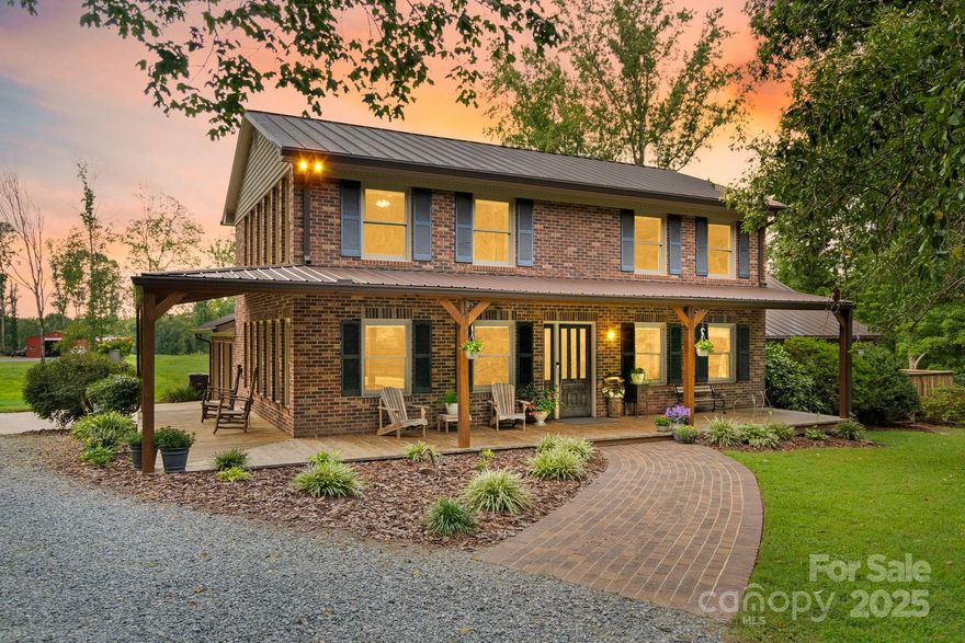 SELLER SAID ALL OFFER WILL BE CONSIDERED, MOTIVATED SELLERS! Come get away from it all....Private 54 +/- acres with convenience. Welcome to 1511 New Bowers Rd! This timeless 3-bedroom home, 3.5 baths with bonus room, built in 1911 has much to offer. You'll notice the historical charm yet modern updates including LVP flooring, cathedral ceilings, shiplap accents, custom barn-wood doors, and a bright sunroom. Flexible layout allows the primary suite on either the main or second level. Enjoy the covered wrap-around porch, swimming pool, and spend some time by the creek. The property features a 30 x 50 wired workshop that has a 11,000 lb, 48 x 48 pole barn (easily finished into a horse barn), custom chicken coop, run-in sheds for pastures, and 200-amp service by the barn. A rare combination of character, comfort, and acreage all in one. Properties like this are hard to find. **Please do not pull down driveway without a showing appointment**