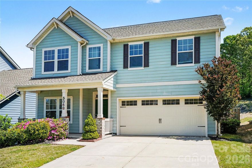 Welcome to life in the Villages of South Fork—where comfort, style, and convenience come together just minutes from the charm of downtown Belmont and festive McAdenville.

From the moment you step inside, you’re greeted by a thoughtfully designed main level that balances everyday functionality with inviting spaces to gather. A dedicated home office and formal dining room sit at the front of the home, while the heart of the home opens up to a bright kitchen and spacious living area. The kitchen features crisp white cabinetry, a center island perfect for casual seating, and a butler’s pantry that adds both elegance and extra storage. Just off the garage, a practical drop zone and half bath help keep everything organized and within reach.

Upstairs, a generous loft offers the perfect flex space—ideal for movie nights, a playroom, or a second living area. The primary suite serves as a relaxing retreat, complete with an ensuite bath featuring dual vanities, a soaking tub, and a separate shower. Two additional bedrooms, a full bathroom, and a conveniently located laundry room round out the upper level.

Outdoor living is just as enjoyable, with a welcoming front porch and a fenced backyard featuring a cozy deck—perfect for morning coffee, evening unwinding, or weekend entertaining.

All of this, plus a prime location near I-85, the U.S. National Whitewater Center, and Charlotte Douglas International Airport, makes this home an ideal blend of accessibility and neighborhood charm.