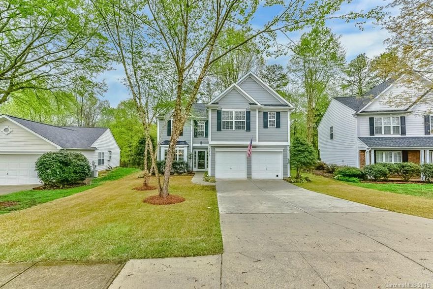 Well maintained single owner home.Kitch boasts S/S appliances,granite counters,ceramic tile back splash & flooring w/extended brkfst eating area.Dining w/ crown& picture frame molding & bay window.Lrg Mstr & Bath.New Roof 2013.New Hot Water Heater.Cooling source 6 years old.Interior,exterior& deck freshly painted.Sod in front & back less than 2 years old.Oversize 21’x12’ deck w/ views of deep,fenced back yard& woods.Outstanding lot.Garage is dry walled/painted w/shelving&cut out for ext storage