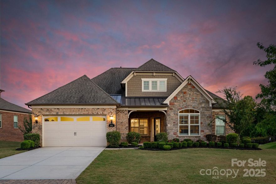 Beautifully appointed 3BR/4BA home located in the premier community of The Estates at Audubon Lake, ideally situated near shopping, dining & easy access to major highways for a smooth commute. Enjoy the convenience of main-level living w/the added flexibility of a versatile 2nd floor bonus space—perfect for guests, hobbies or recreation. A large walk-in storage room offers potential for conversion into additional living space. This lovely open-concept floor plan is filled with high-end designer touches including coffered ceilings, custom light fixtures & plantation shutters. The gourmet kitchen is a chef’s dream, featuring large center island w/farmhouse sink, wall ovens, gas cooktop w/vented hood, walk-in pantry, breakfast area & built-in office nook. The first-floor primary suite is a true retreat, offering a tray ceiling, cozy sitting area & luxurious ensuite bathroom w/custom dual-sink vanity, soaking tub, walk-in shower & spacious, custom-designed closet. Relax or entertain outside in your private, fenced backyard oasis, complete w/2 paver patio areas, stone fireplace & hot tub—all overlooking a tranquil, community-owned natural area. Neighborhood amenities include a pool, playground, sidewalks, and picnic areas.