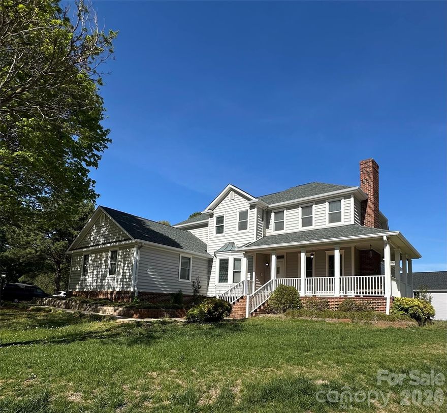 Beautifully Updated 2-Story Home with Full Basement, Expansive Porch & Prime Location!

Discover this meticulously maintained 2-story home, perfectly blending modern comfort with an unbeatable location—just 15 minutes from Uptown Charlotte, Charlotte Douglas International Airport, and Huntersville. Enjoy convenient access to the city while relishing the tranquility of a private, peaceful setting.

Modern Updates:
Newly refinished hardwood floors throughout the main living areas
Brand-new carpet in all bedrooms
Freshly painted interior throughout

Updated Kitchen:
Modern appliances, stylish sink, and faucet
Sleek countertops and abundant cabinet space, ideal for cooking and entertaining
Newly installed luxury vinyl plank (LVP) flooring for durability and style

Bright & Private:
All windows feature brand-new blinds for light control and privacy

Spacious Living Areas:
Expansive main living spaces perfect for hosting guests
Very spacious primary suite with spa-like bathroom and walk-in closet
Upstairs includes 3 additional bedrooms, 2 with walk-in closets, 2 full bathrooms, plus extra unfinished storage space

Outdoor Amenities:
Large corner lot with mature trees for natural shade and added privacy
Newly added greenery enhances coverage and curb appeal
Large covered front porch and spacious back deck, ideal for relaxing or entertaining

Full Basement:
Generous full basement with endless possibilities for additional living space, a home gym, or ample storage

Move-In Ready:
Whether hosting friends, enjoying your private outdoor spaces, or taking advantage of the home’s prime location, this home offers the perfect lifestyle.

Don’t miss the opportunity to own this beautifully updated home in a fantastic location!