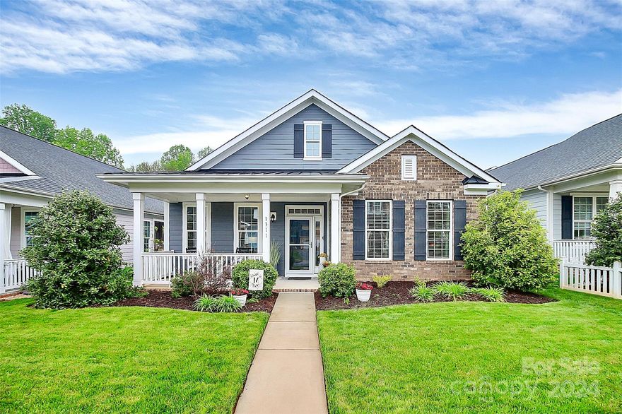 Welcome home to this move in ready single-level home, conveniently located within walking distance of downtown Belmont and just minutes from downtown Cramerton. This prime location is less than 30 minutes from Charlotte Douglas International Airport, making it ideal for commuters or frequent travelers.

This charming home features a 2-car rear-load garage and covered front and side porches, perfect for enjoying the outdoors in any weather. Inside, you'll find an open floor plan that includes a fantastic home office space, making working from home a breeze. The home spans just over 1700 sq ft and includes 2 bedrooms, all adorned in neutral colors that create a calm and inviting atmosphere.

Residents can enjoy a variety of community amenities such as a pool, clubhouse, and dog park—ideal for leisure and socializing. The convenience of being so close to the bustling city centers while retaining a peaceful residential vibe is unmatched.