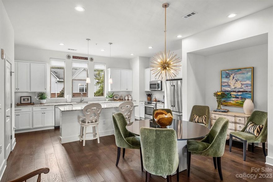 Welcome to this stunning modern townhome/condo in the highly sought-after Dilworth neighborhood. Built in 2016/17, this exceptional 3BD, 3.5 bath home offers a contemporary design and an unbeatable location. As you step inside, you'll be immediately captivated by the abundance of natural light flooding through the large windows, creating an inviting and airy atmosphere. The open floor plan seamlessly connects the living, dining, and kitchen areas, providing a perfect setting for both entertaining guests and everyday living. All bedrooms feature en-suite baths, in addition to half bath. This unit also offers the convenience of a 2-car garage, providing secure parking and additional storage space. Fenced common pet area on premise. One of the highlights of this remarkable home is its unbeatable location. Situated in the heart of Dilworth, enjoy a leisurely stroll to the nearby parks to relax and rejuvenate or explore the vibrant dining scene and boutique shops that Dilworth has to offer.