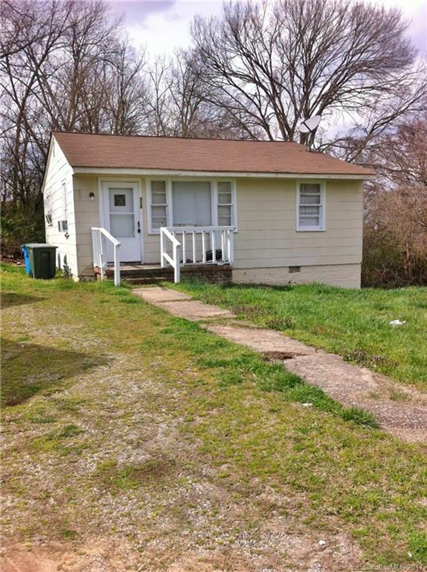 Cute 2 bed 1 bath home within walking distance of Innes St and Livingstone College.  Limit of 4 occupants. Owner is looking for a tenant with a steady employment history to move into this home. No smoking, no pets.  Home will have new flooring, fresh paint, and updated bathroom.  Application and $50 app fee required.