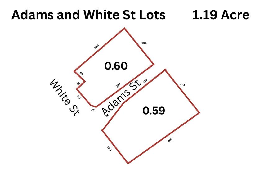 Location, Location. Rare Opportunity to own over1 Acre in Rock Hill's Opportunity Zone. This Provides Investors with tax benefits on capital gains, including full gain elimination if held for at least ten years after redevelopment.  Revitalized area is close to a wide range of Business and Communities, with key points of interest including Winthrop University and Rock Hill Sports and Events Center.  Road Frontage of 200 feet on White St. Sale includes 6 Lots 203,209,212,215,218 Adams St and 720 W White St. Presently 3 Buildings on Property. Future use has endless possibilities. Business relocating.
