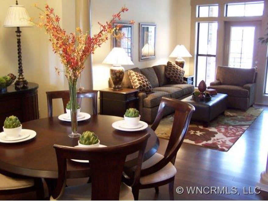 CLOSE IMMEDIATELY!  Asheville's  Mixed-use community combines the conveniences of condo & townhome living,shopping & entertainment. Great floorplans, Granite & Stainless.  Residents enjoy Swimming, Clubroom,  Exercise Facility & Walking Trails. Many choices for Dining & shopping. Visit Travinia, 131 Main, PF Chang's,  Brix, Neo Burrito, Hickory Tavern,Regal Theater, YMCA, Barnes & Noble, REI, Oil & Vinegar, Charming Charlies, Moda and many more