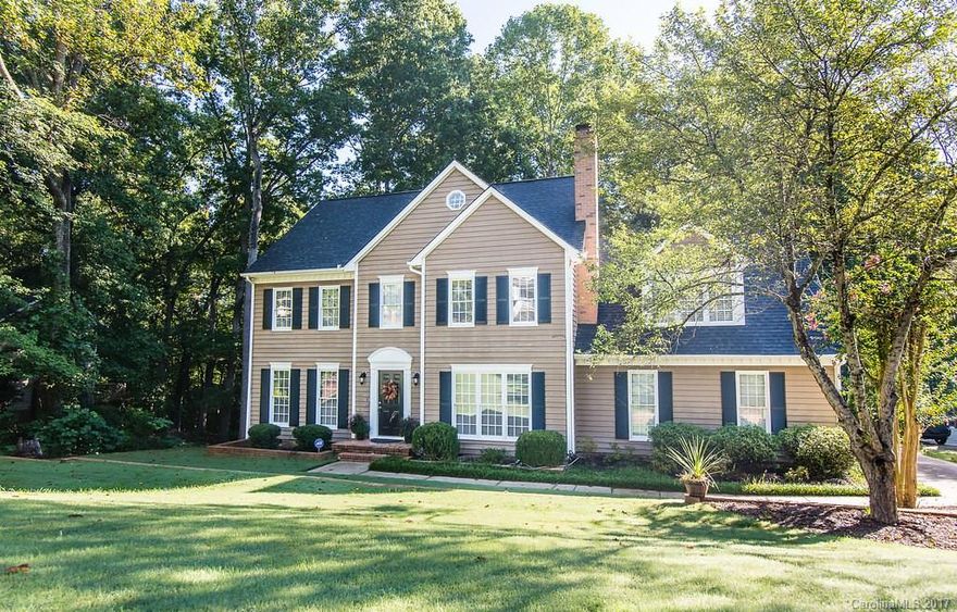 Charming 2 story home with unfinished third floor (has electricity), granite counters in kitchen, stainless appliances, tiled kitchen floor, under cabinet lighting, gas range, hardwood floors on main/stairs, gas fireplace in great room. New carpet throughout upstairs, newly tiled laundry room (large space). Deck, private, wooded lot in desired Tara Plantation.