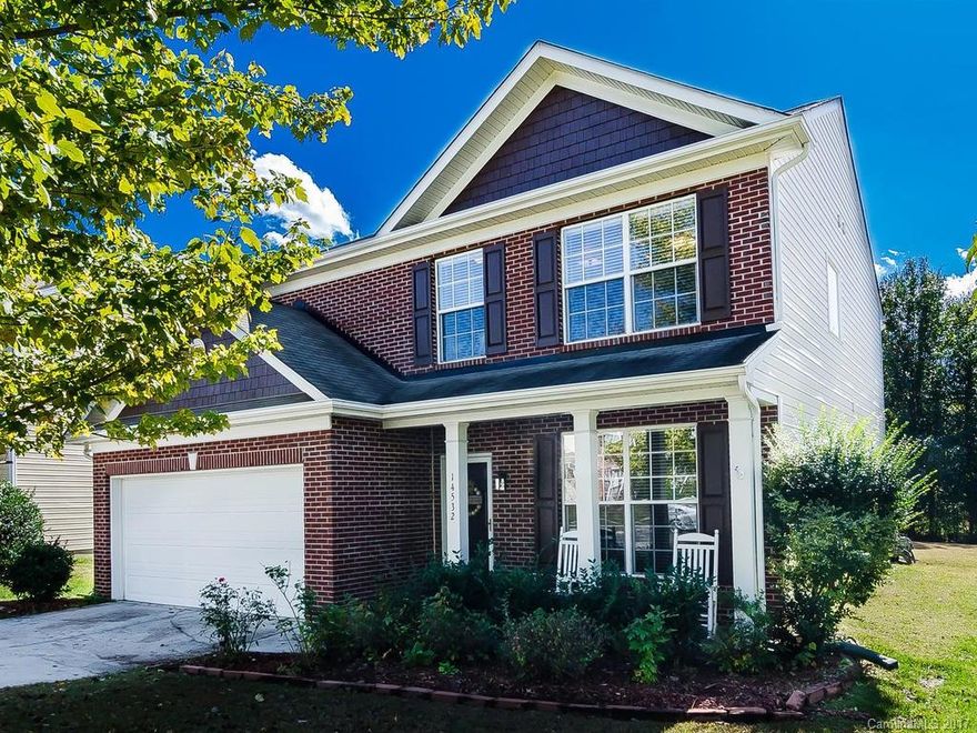 From the rocking chair front porch to the gleaming hdwd floors & open floor plan, you will look no further! This one-owner home has been lovingly maintained & upgraded. Upgrades include:granite ctr tops & can lights in kitchen, HVAC (2017), hdwd floors in foyer, fam room, kit, stairs & upstairs hall. Tile in baths & laundry, new carpet, h2o heater. Owner added non-structural wall between front room & dining room to create 2 office spaces. Wall can be removed. Huge, luxurious master suite & MORE!