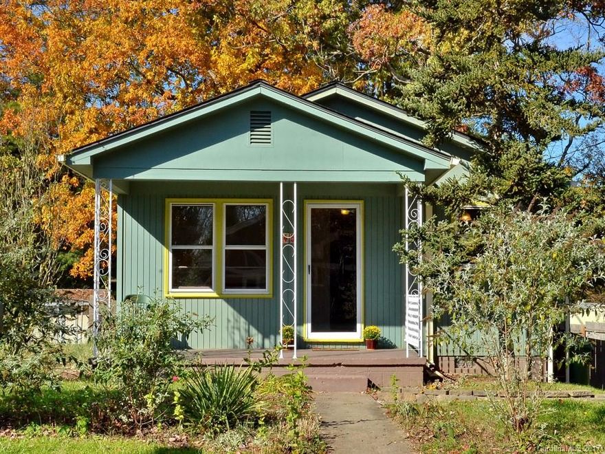 Quintessential mid-century West Asheville bungalow, oozing with the charm and character that made West Asheville what it is today.   One level living, move-in ready with original hardwood floors throughout, restored to their original beauty.  In addition to an abundance of natural light, this home offers covered front porch, level lot, driveway and fenced back yard.  1/2 mile to Haywood Rd. shops, dining and entertainment.