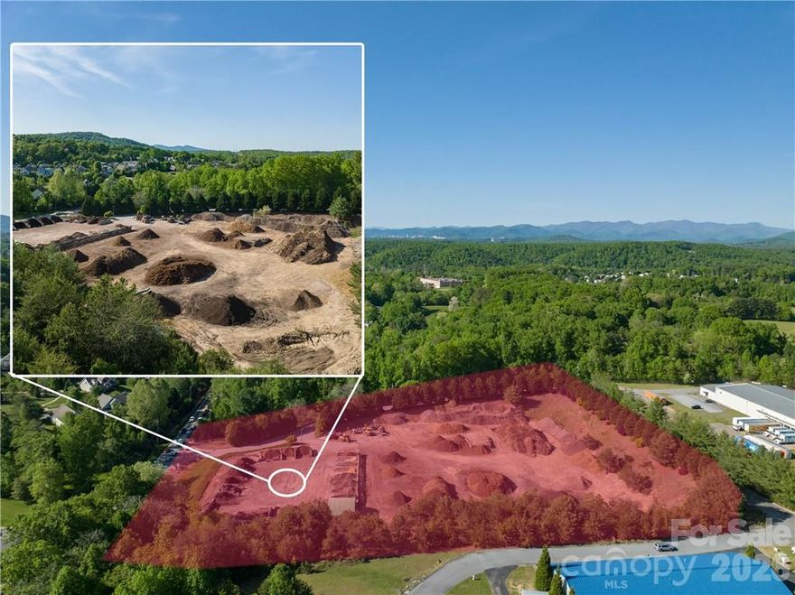 Incredible 9.56 acre parcel in a high growth corridor of South Asheville (Arden NC). Conveniently located off Brevard Road (191) halfway between Biltmore Park and the Biltmore Outlet Malls. Only 1/2 mile from Borg Warner, 2 miles from Pratt & Whitney, Amazon.com Distribution center, plus much more. Zoned EMP, this site offers an incredible level building pad ready to be developed for industrial, manufacturing or multi-family. All with utilities available. Site has some existing storm water infrastructure along with a curbed entry.