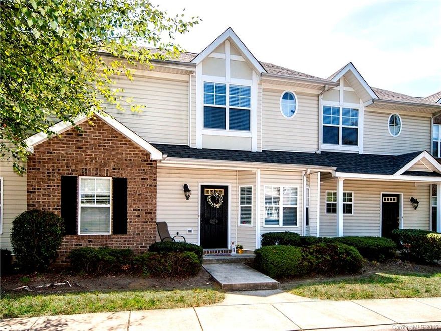 This home is better than new! It features beautiful Bamboo Wood floors throughout entry, dining, and kitchen. The kitchen is elegant with stainless steel appliances and granite counter-tops. Spacious living room ready for entertaining. Security Cameras at entries. New carpet and HVAC and the sellers are purchasing a 2-10 Home Warranty for the buyers. The refrigerator, washer, and dryer convey to buyer at closing. This home is a must see! Centrally located to shopping, interstates, and dining.