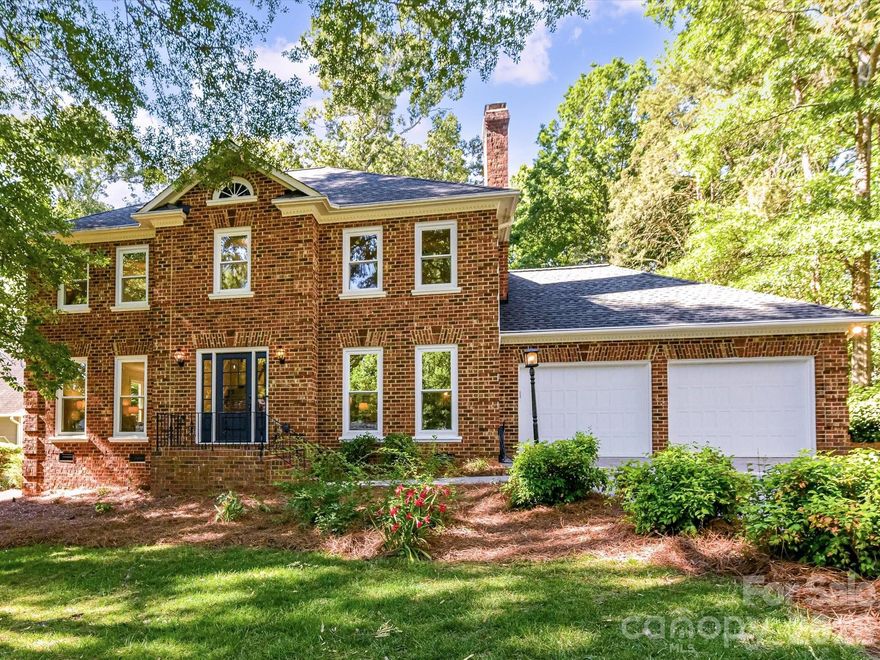 Charming and beautifully updated, this classic full-brick Park Crossing gem welcomes you with a sense of home from the very first step. This lovingly maintained residence boasts coveted features including: updated kitchen and bathrooms, an expansive screened-in porch, and an entirely carpet-free interior. The true heart of the home is the refreshed kitchen featuring white quartz countertops, a porcelain mosaic backsplash, a walk-in pantry, stainless steel appliances, and custom floating shelves. The main floor features a seamless circular flow that connects the formal dining room, front living room, and a cozy fireside den. Just off the breakfast area, the living space extends onto a large screened-in porch overlooking the spacious, fenced-in backyard, creating the ultimate private retreat for relaxing or entertaining. Upstairs, the primary suite offers a sanctuary with a distinct coastal-modern vibe. The ensuite bath features a custom vanity in a white-oak finish, elegant Taj Mahal quartz, and a glass-enclosed shower with stunning gray subway tile, all complemented by a large walk-in closet optimized with a premium Elfa shelving system. Three additional bedrooms, a recently refreshed hall bath, and a dedicated home office/flex space finish the second floor. Other updates include new windows (2020) and an epoxy garage floor (2020). 

All of this sits in Park Crossing, one of South Charlotte’s most sought-after neighborhoods. Residents enjoy direct access to the Little Sugar Creek Greenway, an active social calendar, and a Swim & Racquet Club featuring a junior Olympic pool, kiddie pool, tennis and pickleball courts, and a playground. Membership to the swim and tennis club is additional.
