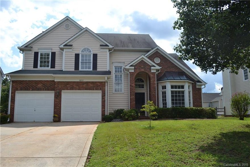 Great home located in Ballantyne.  Minutes to Blakeney shopping center and Stonecrest.  Community House Middle School and Ardrey Kell High School are within walking/biking distance.  Home is located in the back of neighborhood, so there is little traffic by the house.  Fenced backyard provides privacy and shade with mature trees and landscaping.  Tile kitchen with island. Will make a great family home!