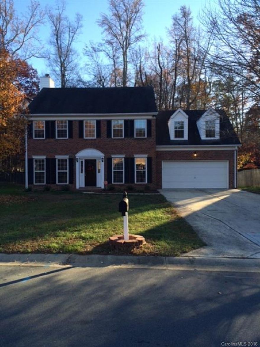 BEAUTIFUL COLONIAL BRICK FRONT over 2,200 sq. ft.! You are greeted by two story foyer with Formal Living and Dining! Spacious Family Room has fireplace open to Kitchen & Breakfast area with Bay Windows that look out to lush Magnolia's.  Family Room is great for entertaining & leads out to large deck perfect for morning coffee/ summer bbq's  4 Large Bedrooms upstairs, French Doors lead to master with vaulted ceilings, walk-in closet! Master Bath has separate tub/shower & dual sinks! A MUST SEE!!