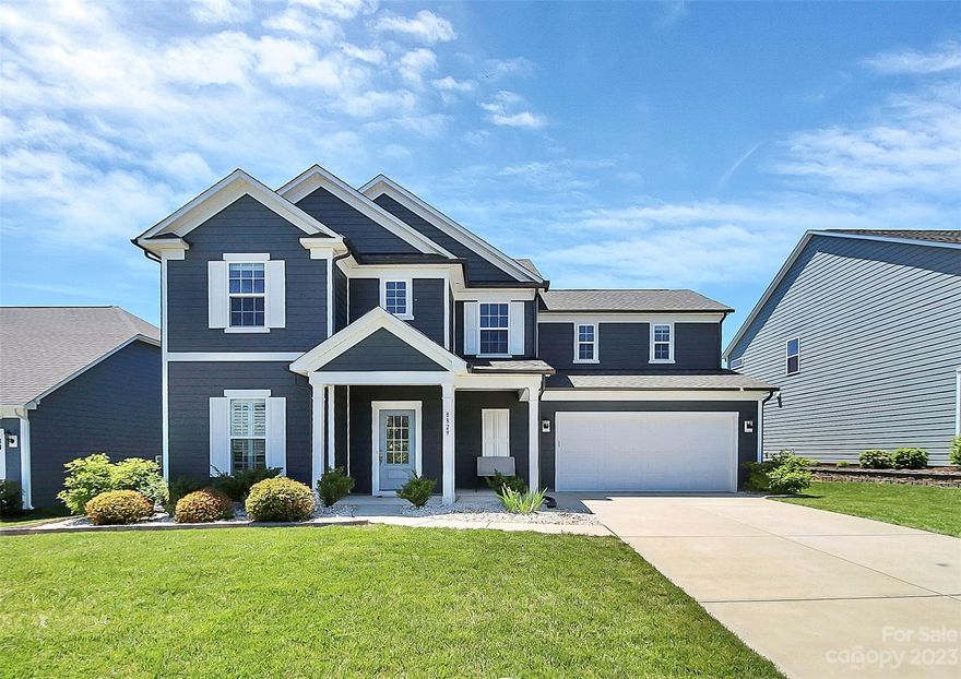 Located in the highly desirable McCullough community, zoned for Fort Mill School District. Stunning 4 bedroom Pulte Waterstone home in immaculate condition. Large open floor plan including an inviting kitchen with stainless steel appliances, large island, and walk-in pantry. Main level guest flex space which could be a 5th bedroom, updated fireplace with stone wall feature. Upper level opens to a large loft area, perfect for a bonus room or home theater, spacious owners suite with custom shower and large walk-in closets. Private backyard that backs to woods for extra privacy and extended outdoor living space, perfect for entertaining. Community features include 2 pools, dog park, playgrounds and trails to the public library and local baseball fields coming soon. Shoppes at McCullough in walking distance.

Award winning Fort Mill School District, low York County taxes and conveniently located to I-77, shopping and local restaurants. Schedule your showing today!