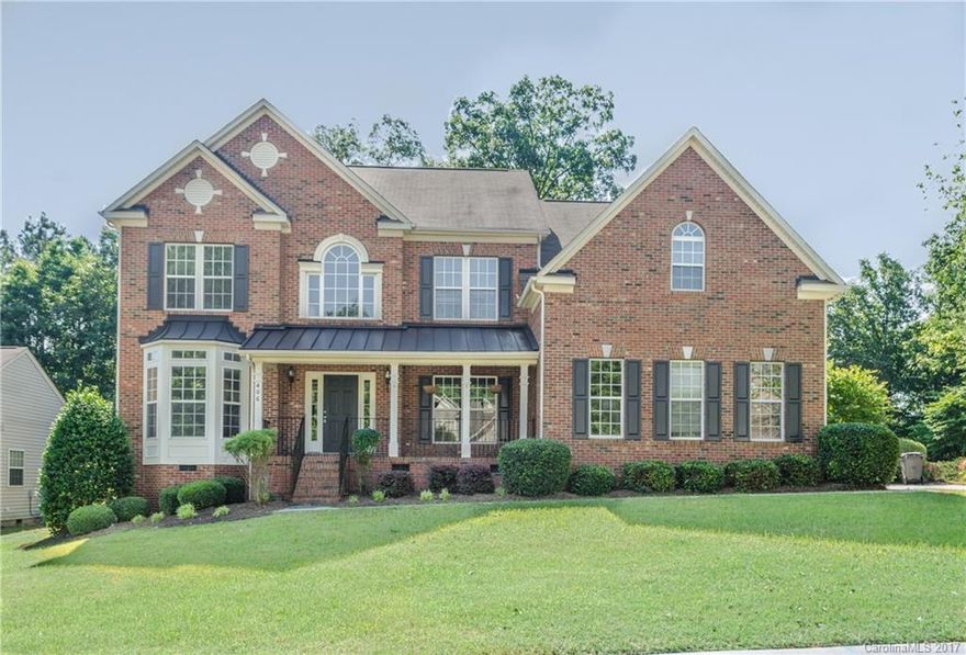 Stately home in Sunset Point! Beautiful Formal Dining Room & Executive Office w/Glass doors!OPEN Floor-plan! HUGE Chefs dream kitchen w/SS appls,Granite,Gas cook-top,double Ovens,Refrigerator,Island & Breakfast Bar! Sun-room attached to Kitchen! 2-story Great Room & Guest suite w/ full bath completes main floor! Upper: Huge Master Suite w/ Octagon Trey Ceiling, Luxury Master bathroom w/ His-Hers Closets, His-Hers Vanities too! Great size bedrooms! Backyard fenced w/HUGE Deck!! Extra Parking Pad!