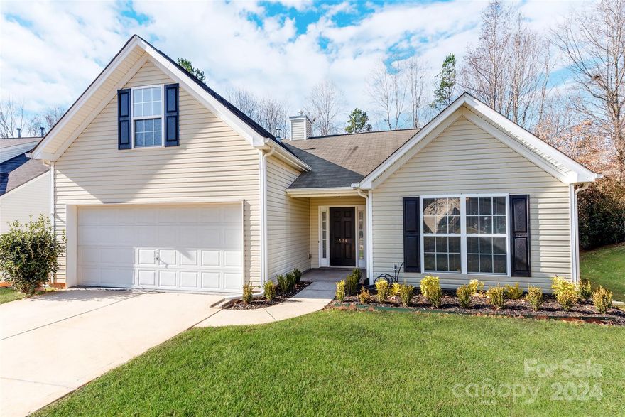 Welcome Home to this beautiful ranch with Large bonus room! Located in the highly sought-after Legacy Park neighborhood. The Main living area has vaulted ceilings, Gas fireplace for those cold winter nights, and an open floor plan making it the perfect spot to relax. Th primary bedroom has vaulted ceiling, and a walk-in closet. The primary bathroom has shower, garden tub, and dual vanities. The kitchen boasts sleek appliances and ample cabinet space, beautiful updated backsplash and granite counter tops, perfect for cooking up a delicious meal. Indulge in outdoor living with the large patio perfect for fire pit and entertaining, backs onto woods for a perfect relaxed and serine feel, Attached double garage with epoxy floors. Legacy Park offers community pool, tennis and basketball courts, a fishing pond, playground and much more. Don't miss out on this move-in-ready home! Located 10min from Redstone Theater, shopping and dining. The washer, dryer and refrigerator convey with the home.