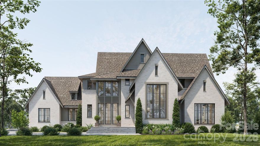 Introducing a stunning new construction by BAAS Construction, thoughtfully designed in a refined transitional modern style in the highly sought-after Narrow Passage community in Davidson. Blending timeless architecture with clean, contemporary finishes, this home offers both sophistication and functionality throughout. Featuring 4 spacious bedrooms and multiple living areas, the layout is ideal for everyday living and entertaining. The main living space is anchored by a striking fireplace and expansive windows, seamlessly connecting indoor and outdoor living. The chef’s kitchen serves as the centerpiece, complete with custom cabinetry, premium appliances, and a beautifully appointed scullery for added prep and storage. The primary suite offers a private retreat with a spa-inspired bath, soaking tub, and walk-in shower. Additional bedrooms are generously sized and thoughtfully designed. The lower level provides flexible living with a dedicated gym and private sauna, along with additional space for media or entertaining. Covered outdoor living areas offer year-round enjoyment with the option to add a pool. A 3-car garage provides ample storage and convenience. Ideally located just minutes from downtown Davidson, Lake Norman, and top-rated schools. Estimated completion early 2027.